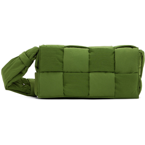  Bottega Veneta Khaki Padded Tech Cassette Bag 