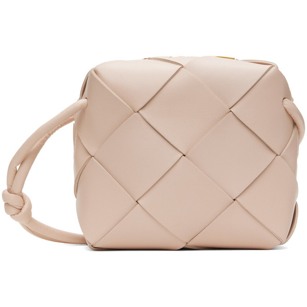  Bottega Veneta Pink Mini Cassette Camera Bag 