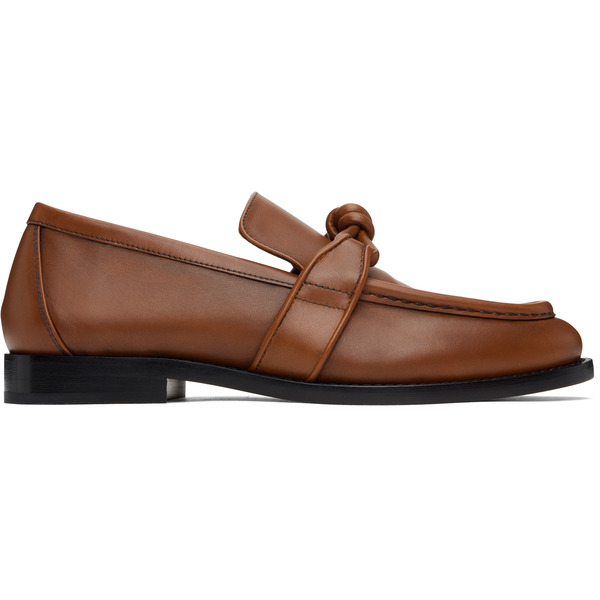  Bottega Veneta Tan Astaire Loafers 
