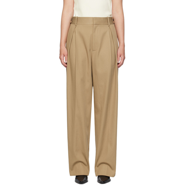  Bottega Veneta Tan Tapered Trousers 