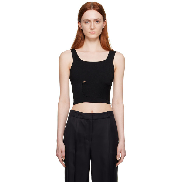  Boyarovskaya Black Tape Tank Top 