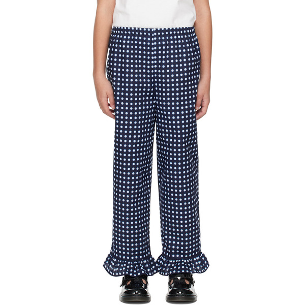  Broken Telephone Ssense Exclusive Kids Navy Moe Trousers 