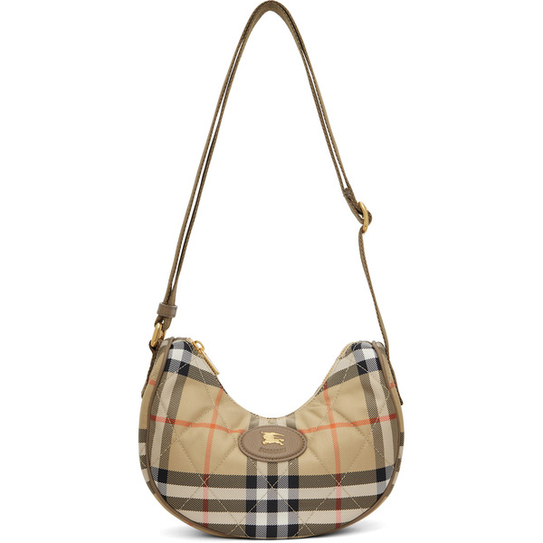  Burberry Beige Horseshoe Crossbody Bag 