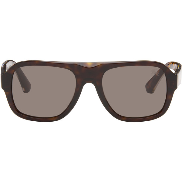  Burberry Brown Aviator Sunglasses 