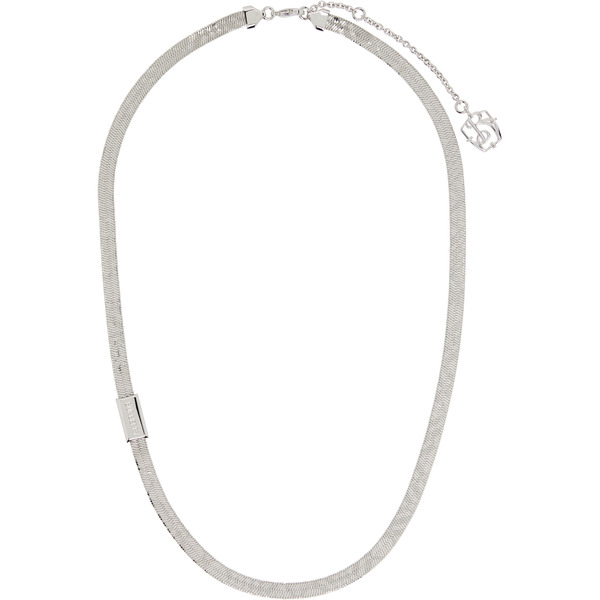  Burberry Engraved Check Necklace​ 