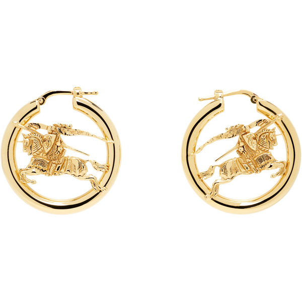 Burberry Knight Hoop Earrings 