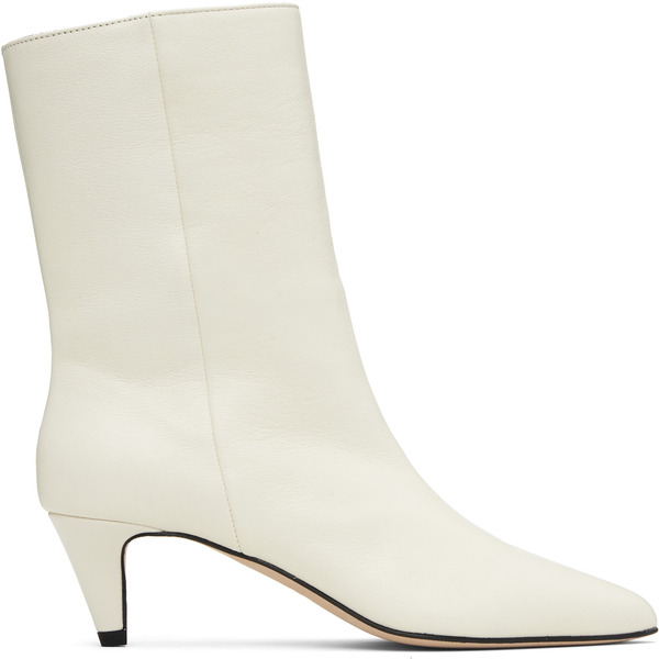  By Far Off-white Lysander Washed Leather Boots 