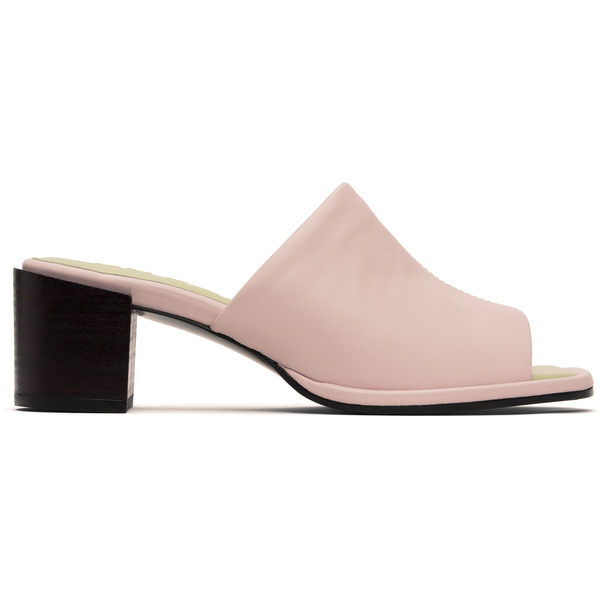  By Far Pink Francisco Heeled Sandals 