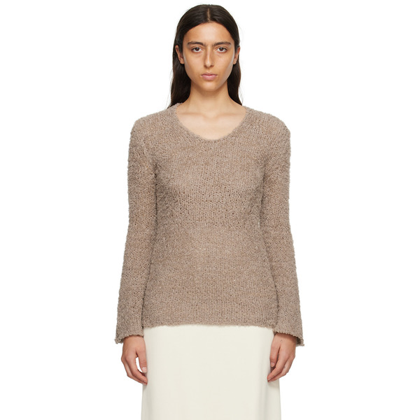  By Malene Birger Taupe Pelira Sweater 