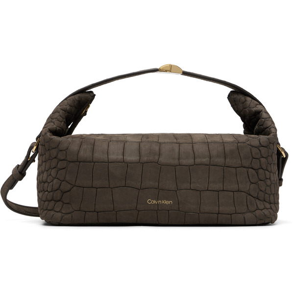  Calvin Klein Collection Brown Andy Soft Zipped Small Pouch 