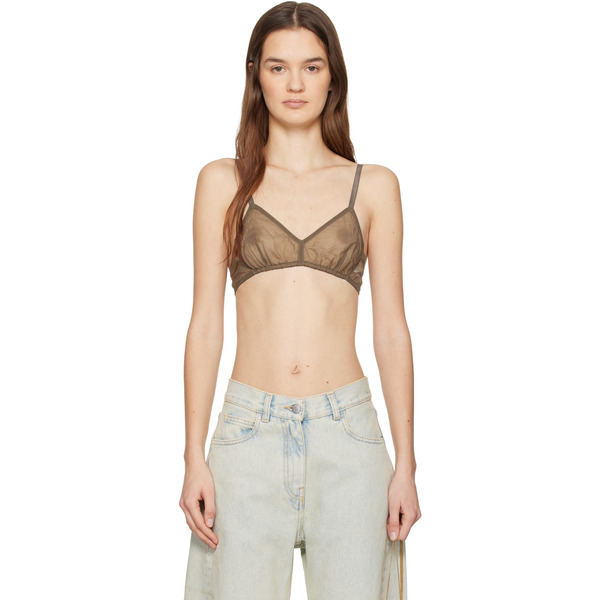  Calvin Klein Collection Brown Solen Unlined Bralette 