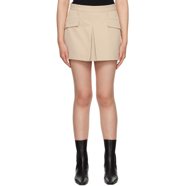  Camilla And Marc Beige Simona Miniskirt 