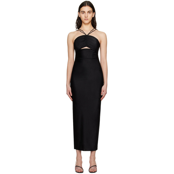  Camilla And Marc Black Cerise Midi Dress 
