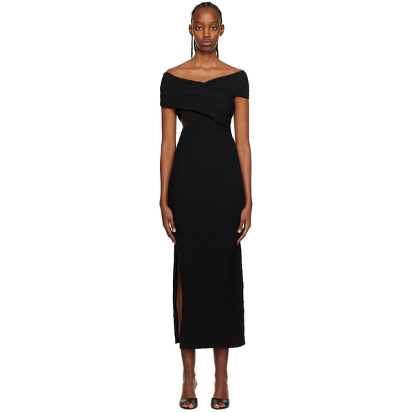  Camilla And Marc Black Toledo Maxi Dress 