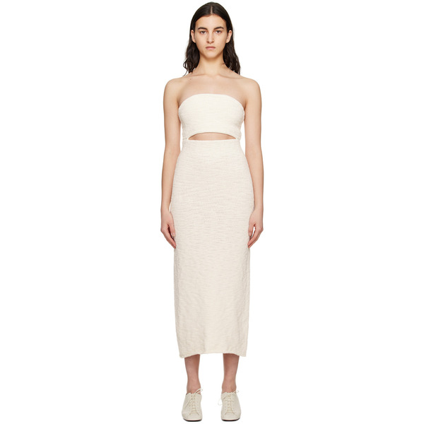  Camilla And Marc Off-white Jasper Maxi Dress 