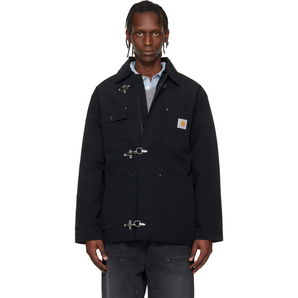  Carhartt Work In Progress Black Adair Coat 
