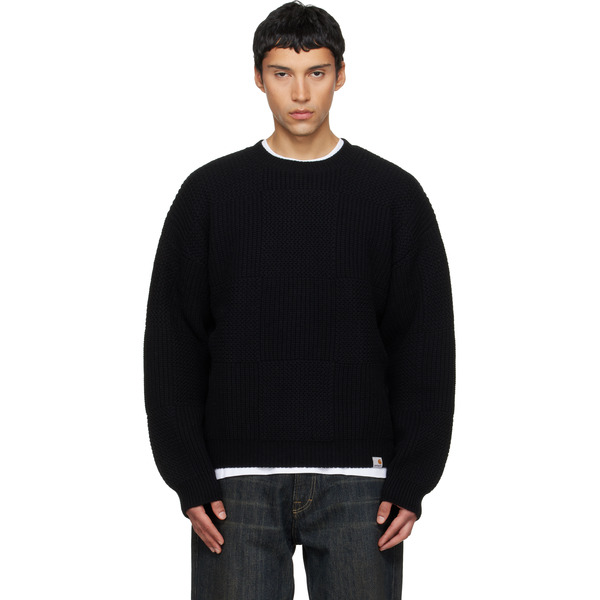  Carhartt Work In Progress Black Bishop Sweater 