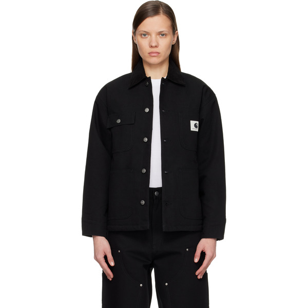 Carhartt Work In Progress Black Og Michigan Chore Jacket 