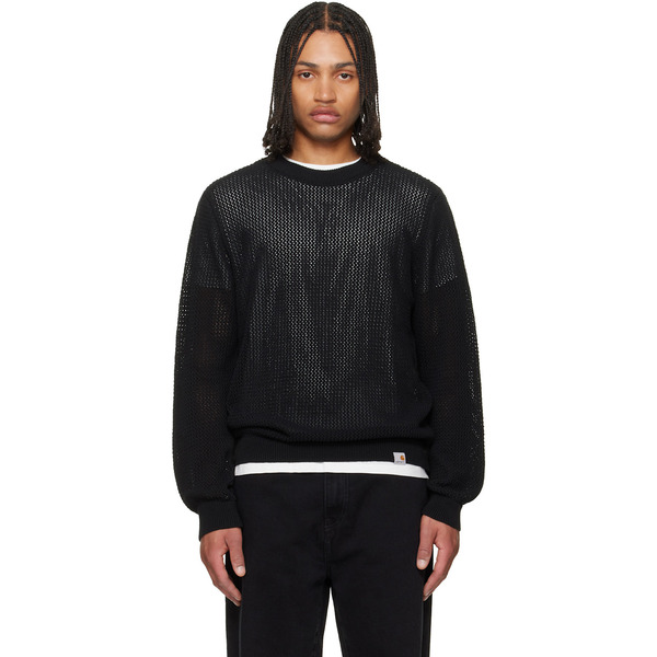  Carhartt Work In Progress Black Stockton Sweater 