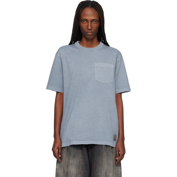  Carhartt Work In Progress Blue Torion Pocket T-shirt 