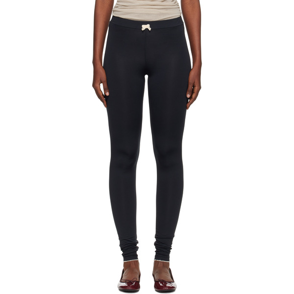  Caro Editions Black Jersey Leggings 