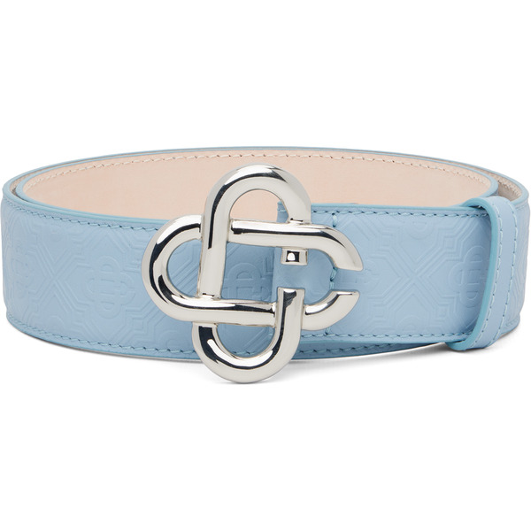  Casablanca Blue Cc Logo Buckle Belt 