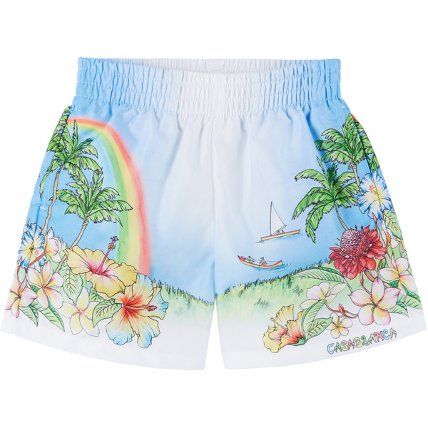  Casablanca Kids Multicolor Printed Swim Shorts 