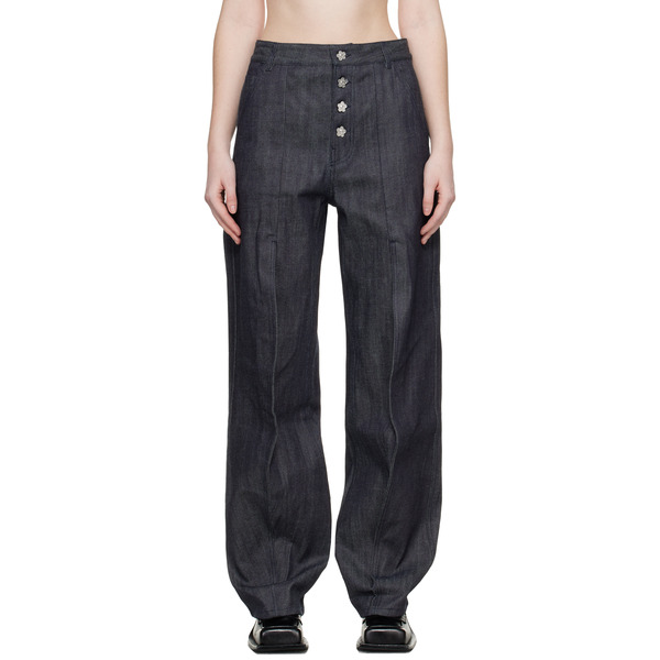  Cecilie Bahnsen Navy Cbcarmela Jeans 