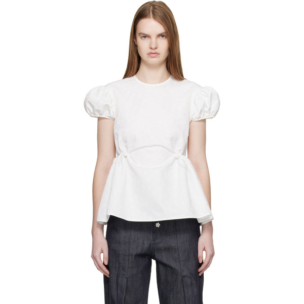  Cecilie Bahnsen Off-white Cbchiara Blouse 