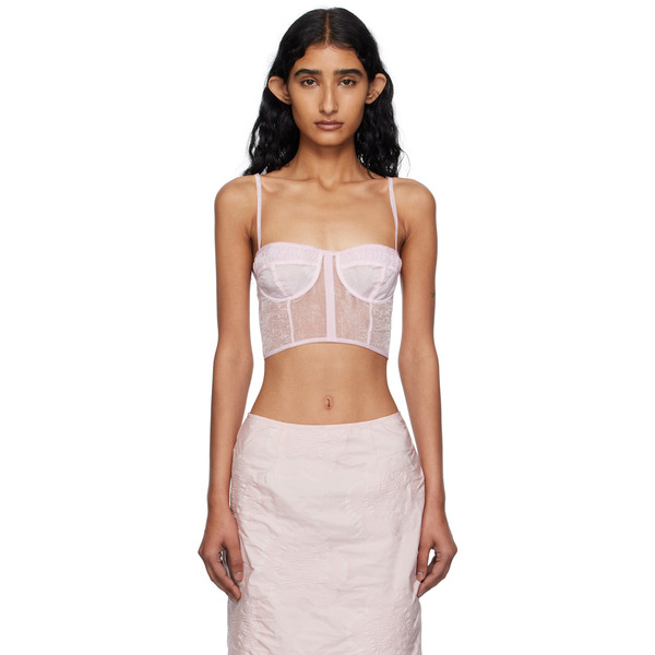  Cecilie Bahnsen Pink Anya Top 