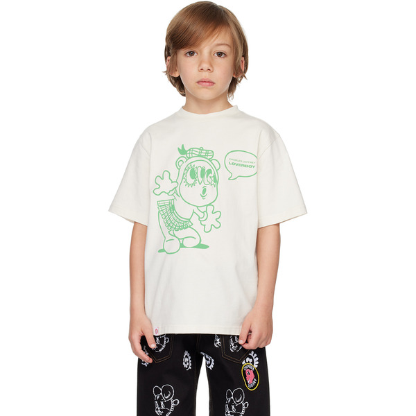  Charles Jeffrey Loverboy Kids Off-white Childs Artwork T-shirt 
