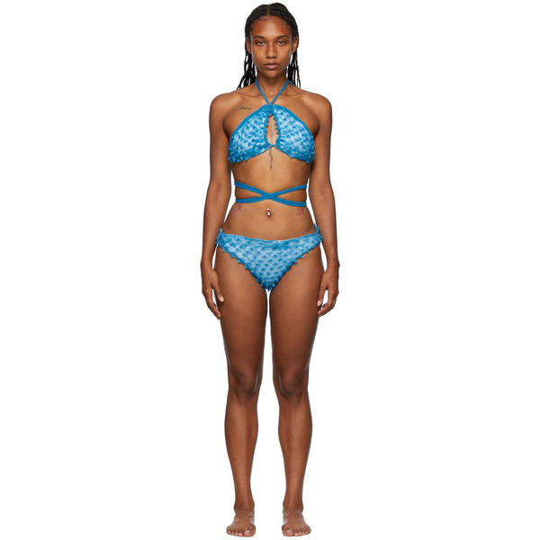  Chet Lo Blue Whale-tail Bikini Bottom 