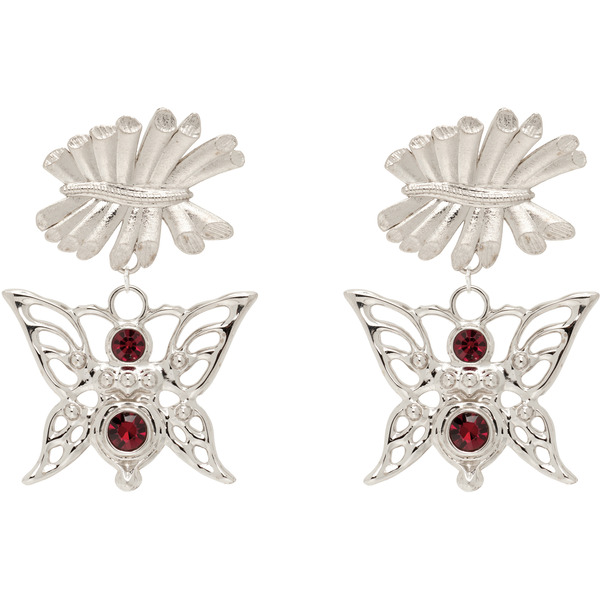  Chopova Lowena Barbed Bug Drop Earrings 