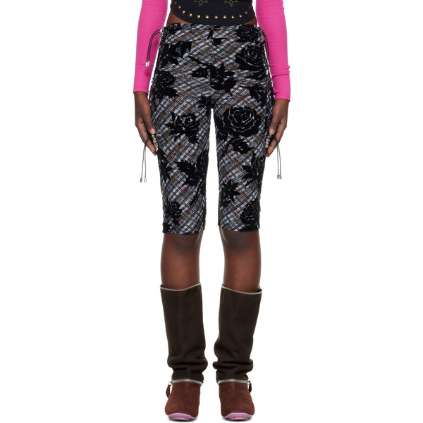  Chopova Lowena Black Jackie Mesh Shorts 