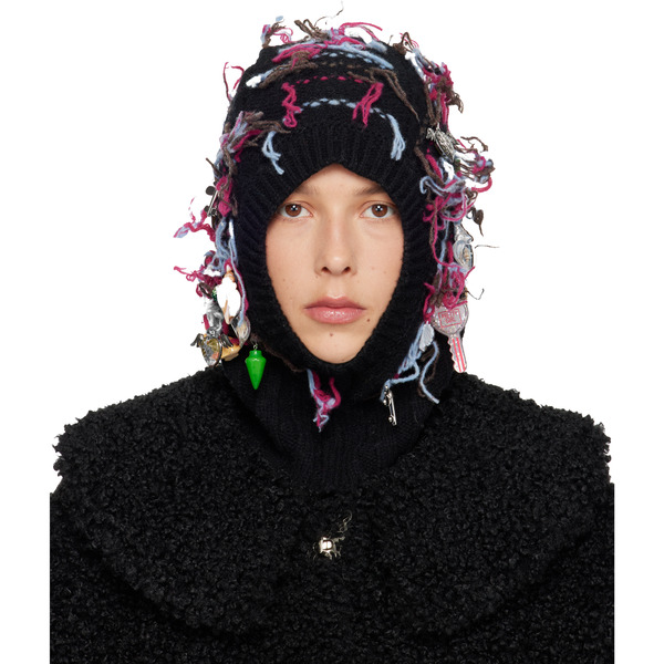  Chopova Lowena Black Washed Up Balaclava 