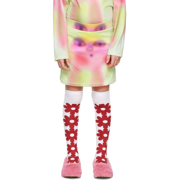  Chopova Lowena Ssense Exclusive Kids Green Spray Paint Alien Skort 