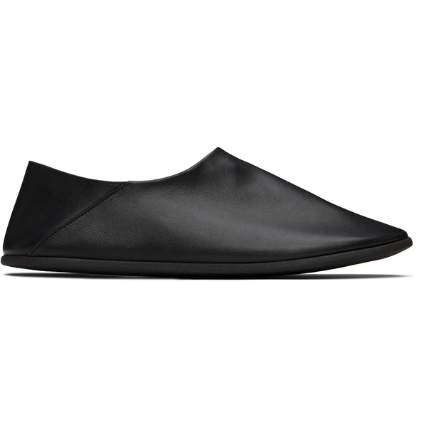  Christen Black Big Bootie Mule Loafers 