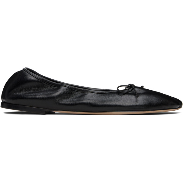  Christen Ssense Exclusive Black Tabi Stretch Ballerina Flats 