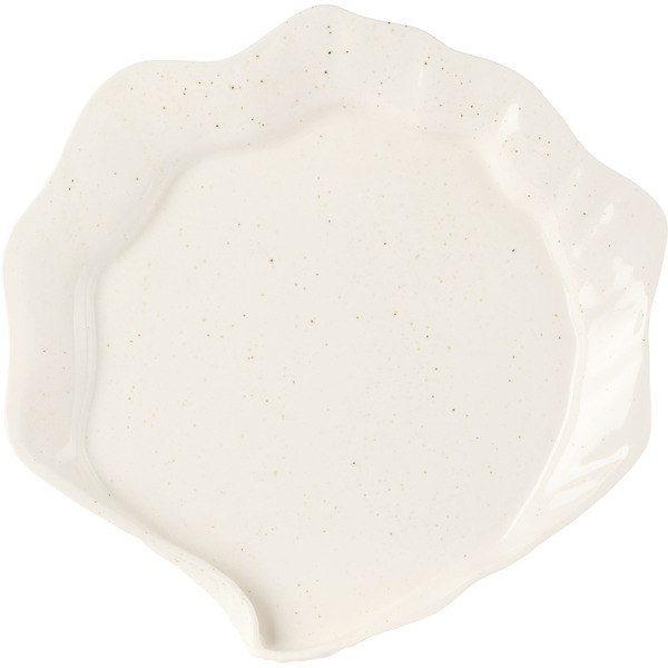  Christina Iversen Studio Off-white Mussel Dinner Plate 