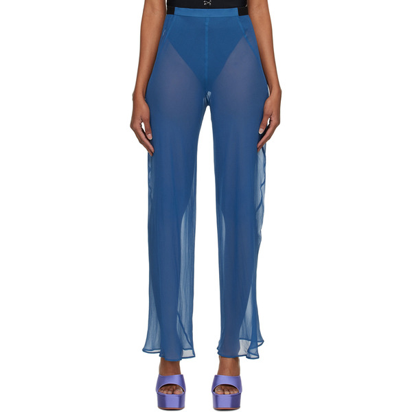  Christopher Esber Indigo Bias Trousers 