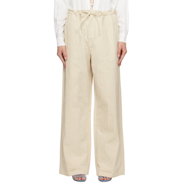  Christopher Esber Off-white Multi Paneled Trousers 