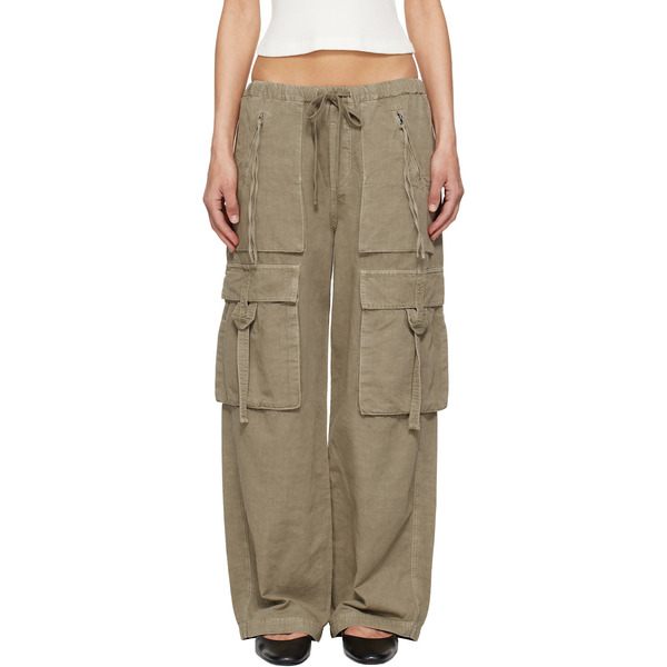  Citizens Of Humanity Beige Andira Pull On Trousers 