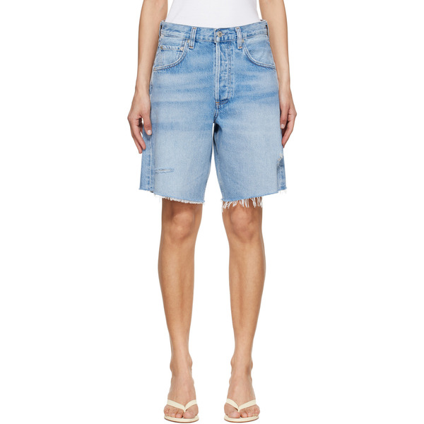  Citizens Of Humanity Blue Ayla Shorts 