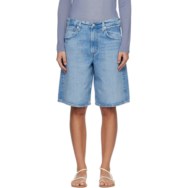  Citizens Of Humanity Blue Court Denim Shorts 