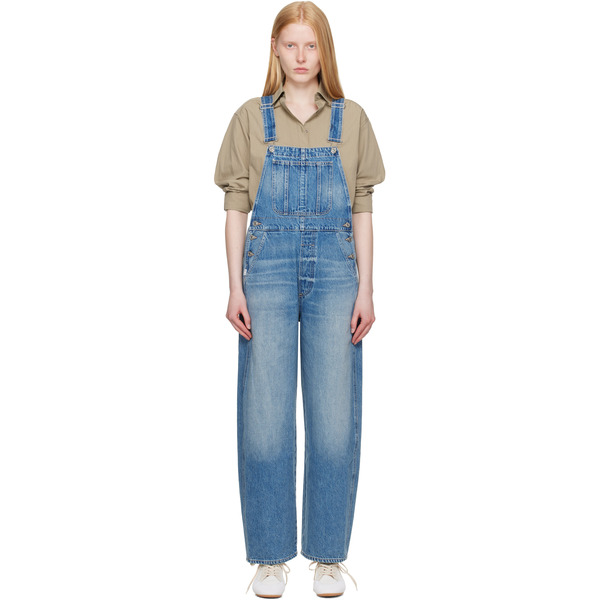  Citizens Of Humanity Blue Freya Denim Overalls 
