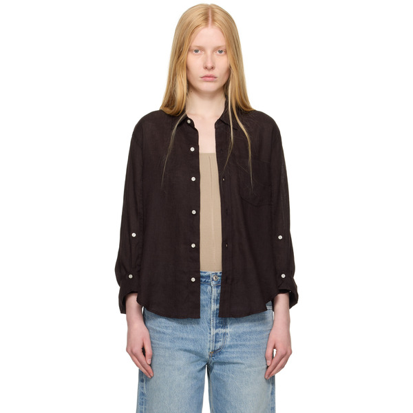  Citizens Of Humanity Brown Kayla Shirt 