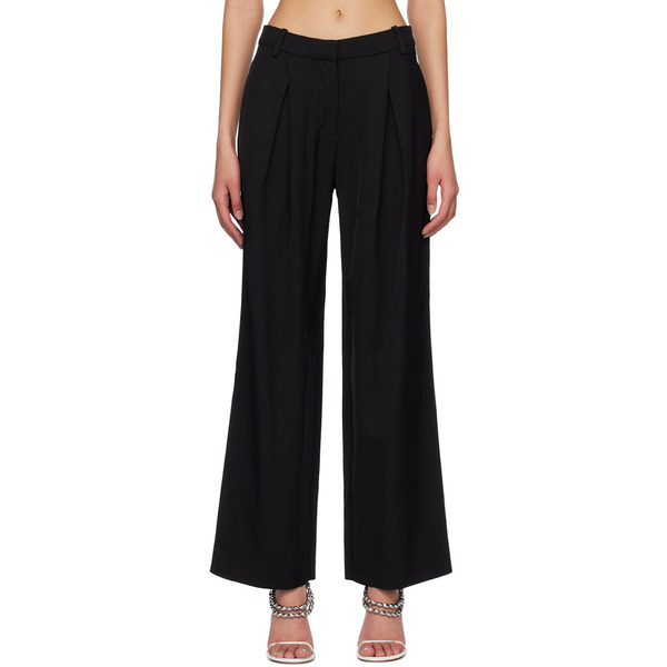  Co Black Pleated Trousers 