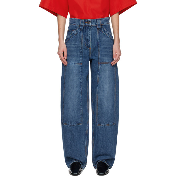  Co Blue Patch Pocket Jeans 