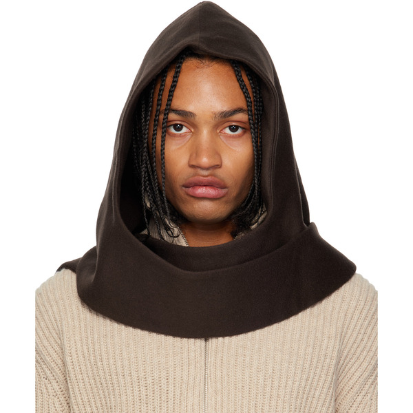  Colbo Brown Head Wrap Hooded Scarf 