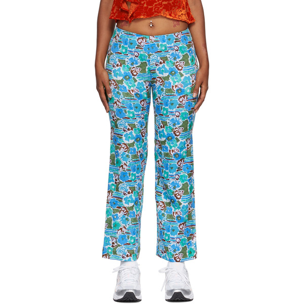  Collina Strada Blue Floral Lounge Pants 